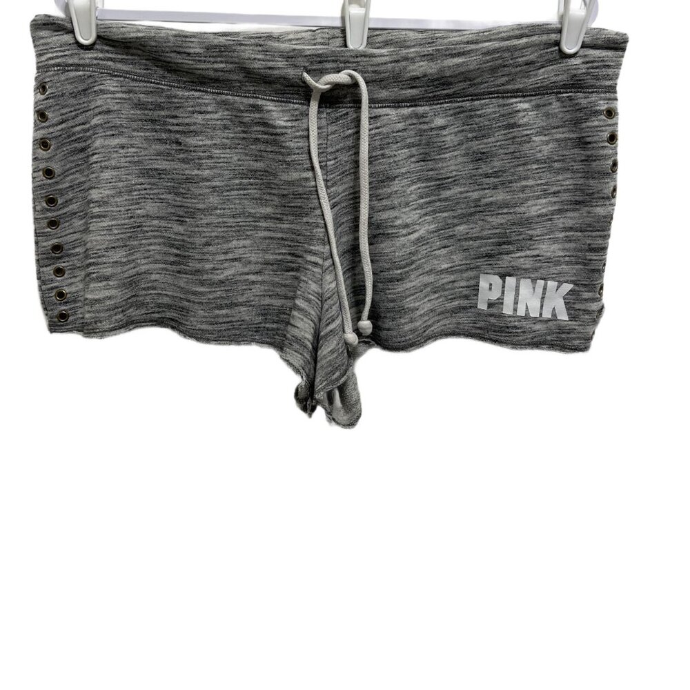 0950 PINK Grommet Holes on Sides Sweats Shorts